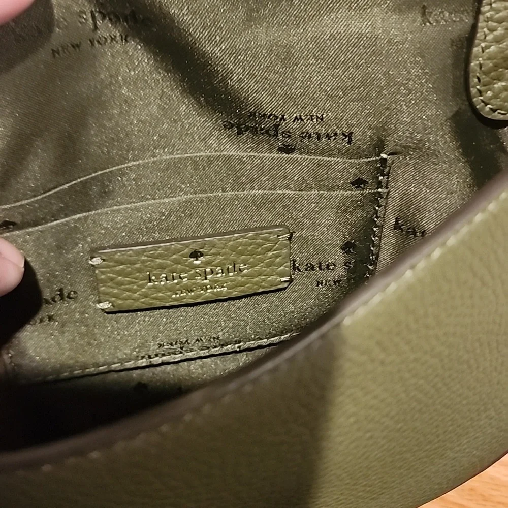 Kate Spade Olive Green Crossbody Bag